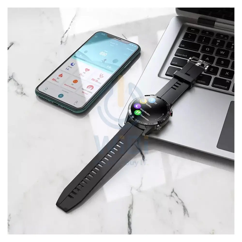HOCO Y2 Smart Watch - 1.3" inches / Bluetooth / Black