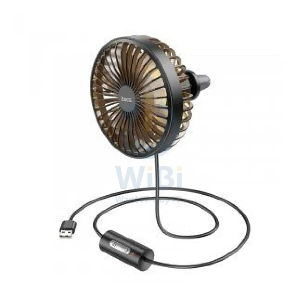 Hoco ZP2 Wind Air vent wire control car fan Outlet & Dashboard – Black Accessories > Other Accessories