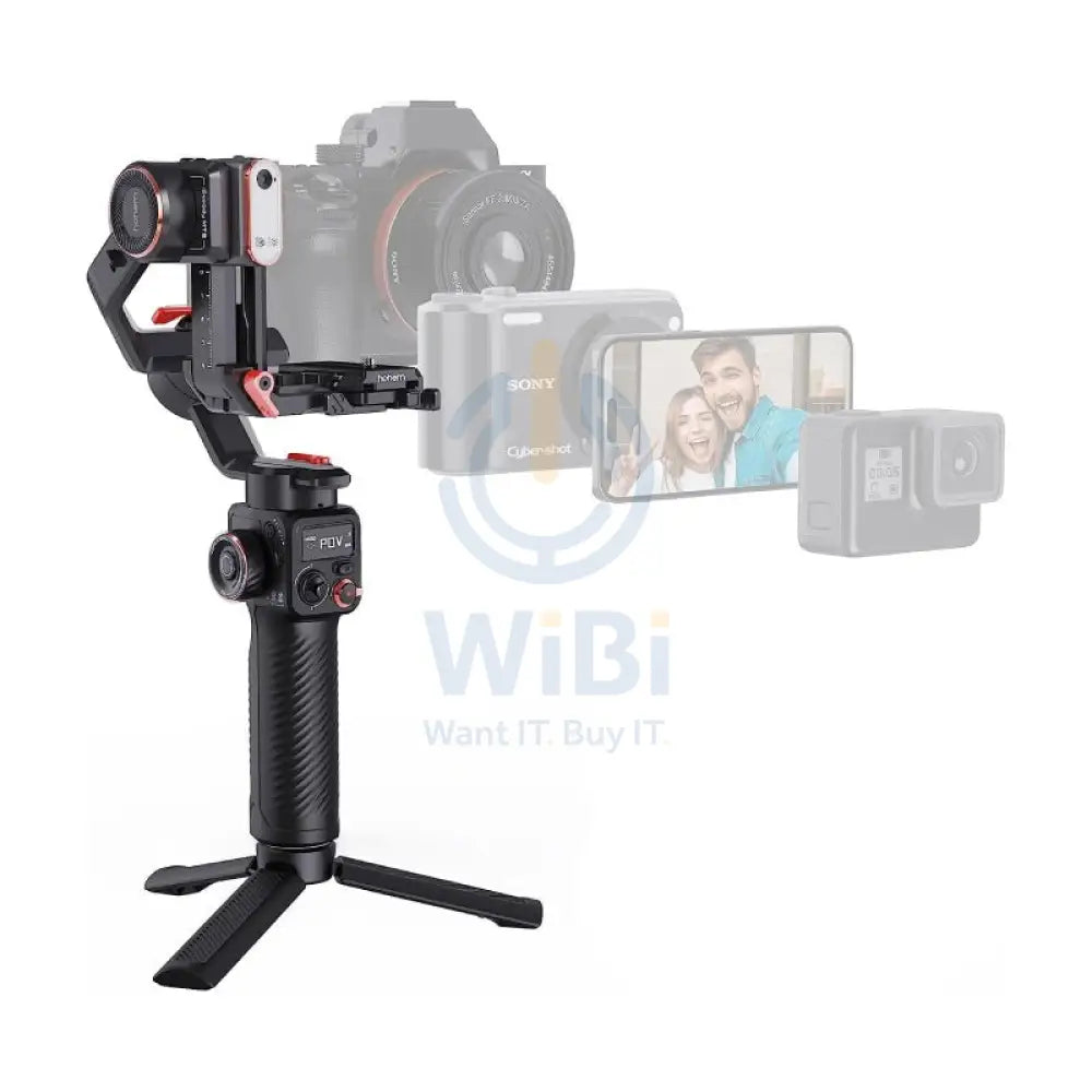 Hohem 4 in 1 Gimbal iSteady MT2 Kit - Black Accessories > Mobiles & Tablets > Mobiles > Mobile Holder / Stands