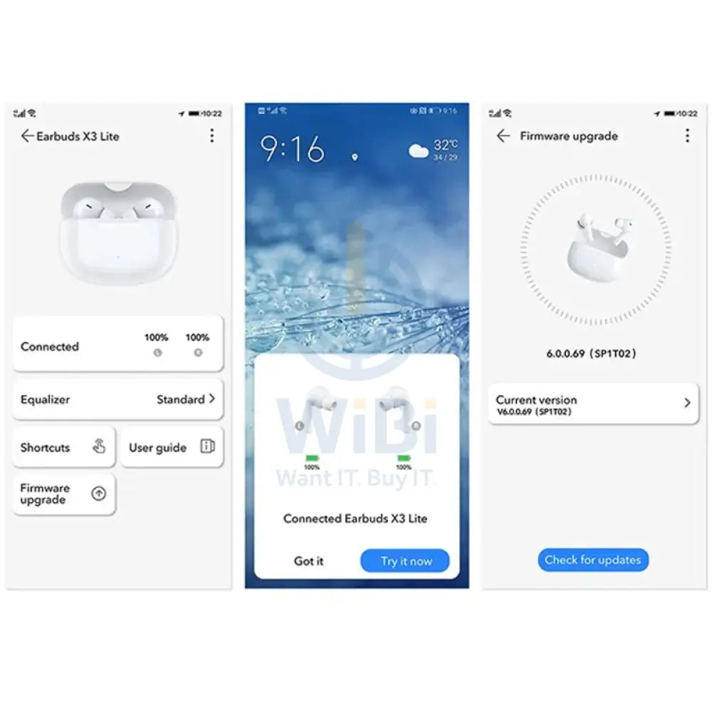 هونر اختيار سماعات الأذن X3 لايت - بلوتوث / بلوتوث / أبيض اكسسوارات الصوت > سماعات الرأس