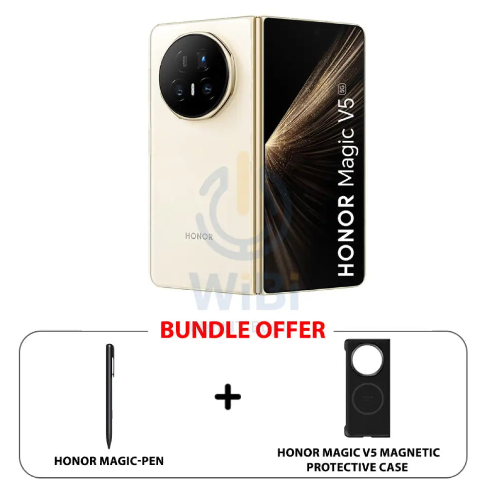 HONOR Magic V5 - 16GB / 512GB / 7.95’’ OLED / 5G / Ivory White - Mobile Mobiles & Tablets > Mobiles
