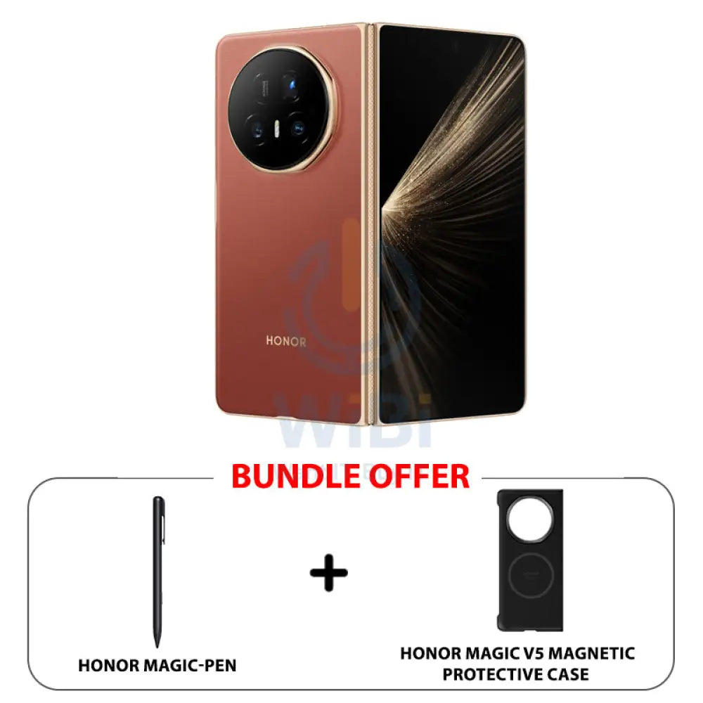 HONOR Magic V5 - 16GB / 512GB / 7.95’’ OLED / 5G / Reddish Brown - Mobile Mobiles & Tablets > Mobiles