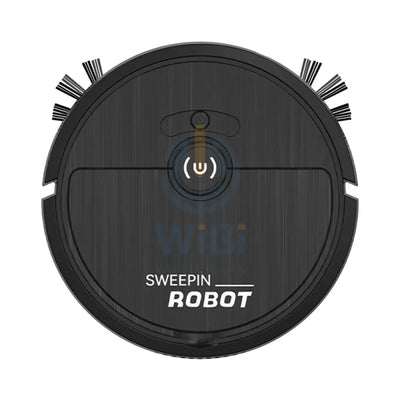 Household Mini Sweeping Robot - Black + White - Bundle Offer Accessories > Smart Devices