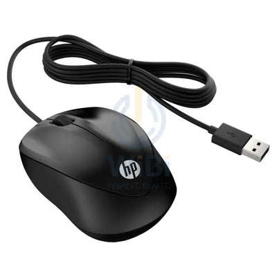HP Wired Mouse 1000 - 1200 DPI / Black Accessories > Keyboard & Mouse