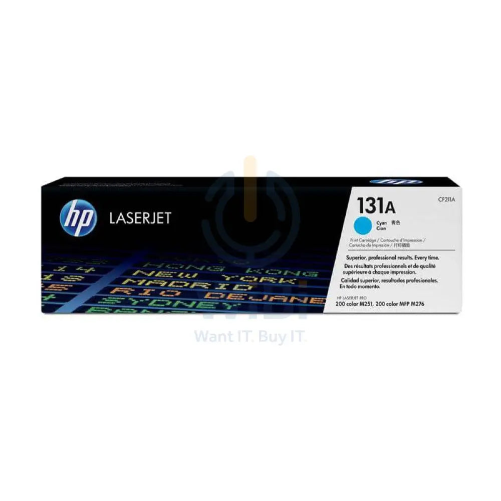 HP 131A Cyan Color - 1.8K Pages / Cyan Color / Toner Cartridge