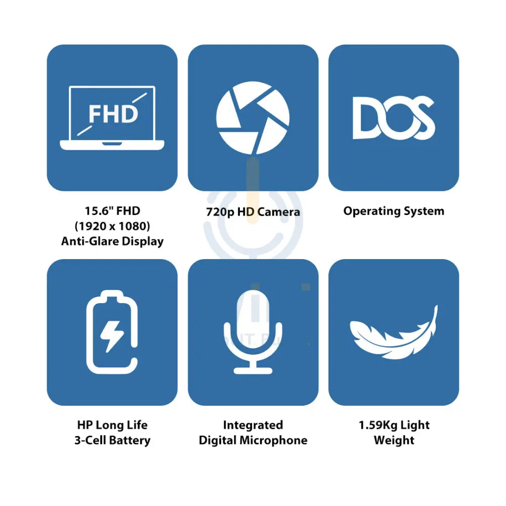 HP 15-FD0149NE - 15.6’’ FHD / i5 / 16GB / 512GB (NVMe M.2 SSD) / DOS (Without OS) / 1YW / Natural Silver - Laptop
