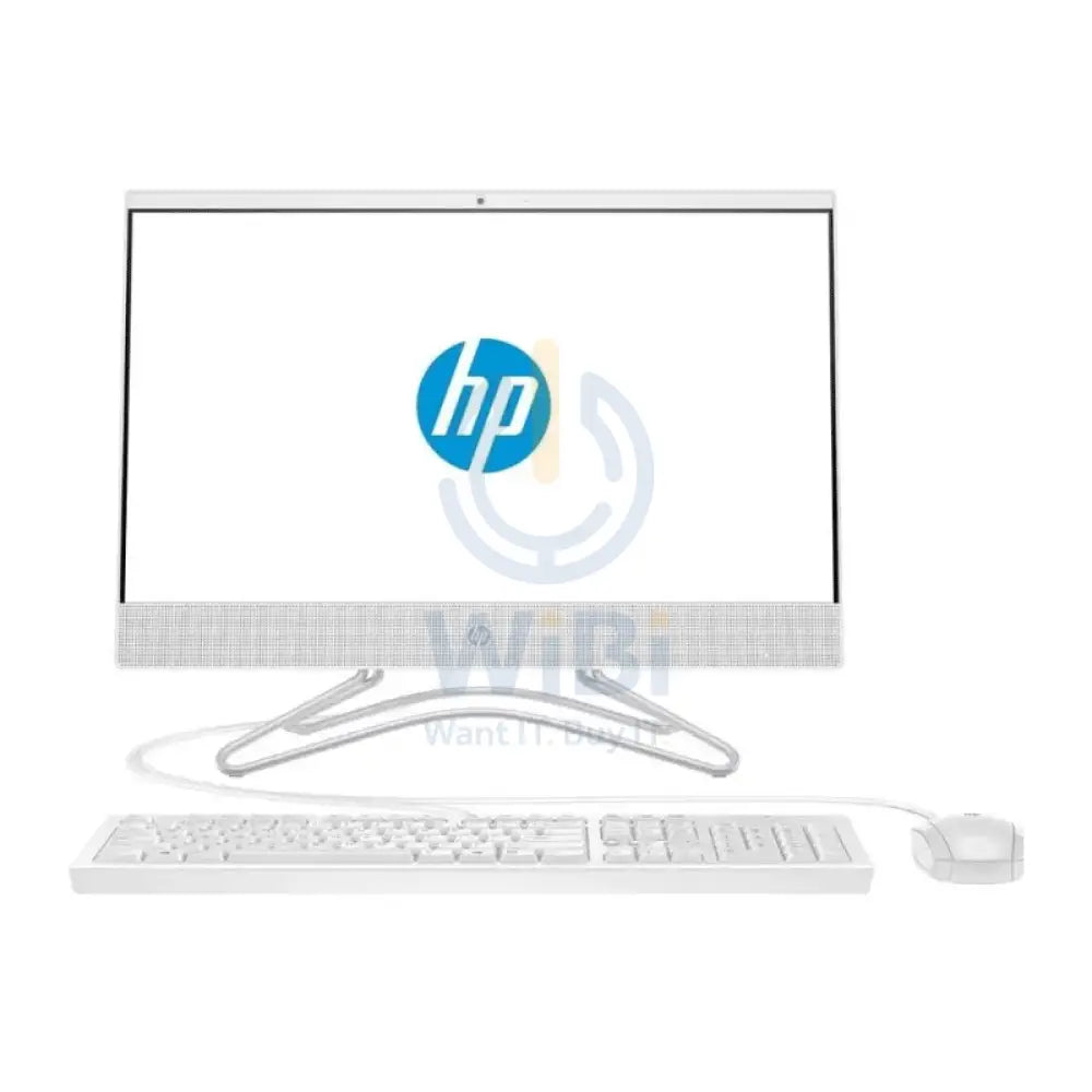 HP 200 G4 AIO PC - i3 / 64GB / 1TB SSD / 21.5" FHD Non-Touch / DOS (Without OS) / 1YW / White - Desktop