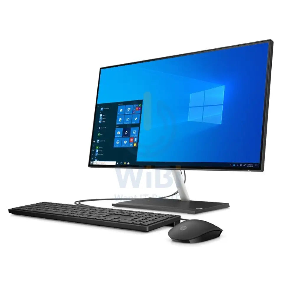 إتش بي 24-CB1014NH المتكامل جهاز كمبيوتر آي 7 / 8 جيجابايت / 512 جيجابايت (NVME م.2 إس إس دي) / 23.8" FHD لا تعمل باللمس / ويندوز 10 برو / ضمان سنة أسود / جيت أسود - جيت كمبيوتر مكتبي