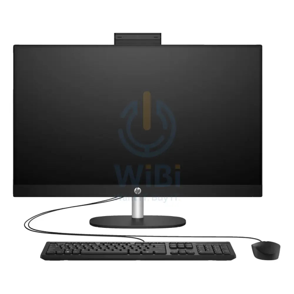 HP 27-CR0013NE AIO PC - i7 / 8GB / 512GB (NVMe M.2 SSD) / 27’’ FHD Non-Touch / DOS (Without OS) / 1YW / Jet Black