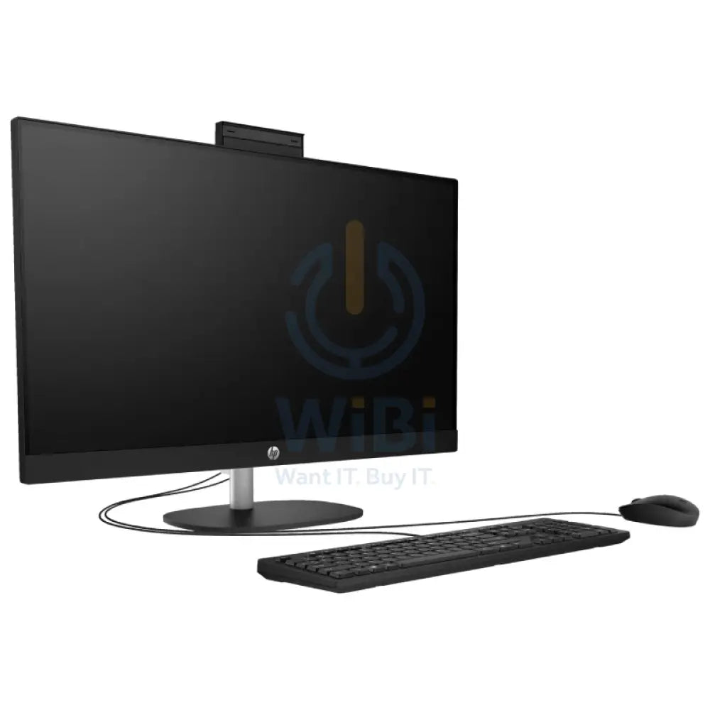 HP 27-CR0013NE AIO PC - i7 / 8GB / 512GB (NVMe M.2 SSD) / 27’’ FHD Non-Touch / DOS (Without OS) / 1YW / Jet Black
