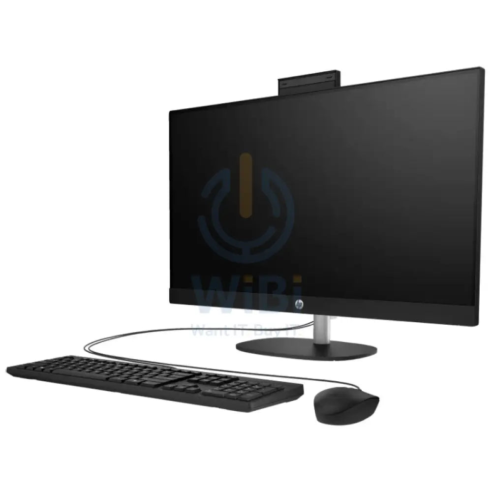 HP 27-CR0013NE AIO PC - i7 / 8GB / 512GB (NVMe M.2 SSD) / 27’’ FHD Non-Touch / DOS (Without OS) / 1YW / Jet Black