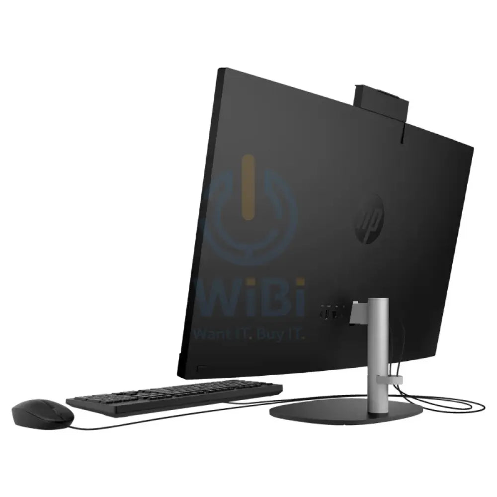HP 27-CR0013NE AIO PC - i7 / 8GB / 512GB (NVMe M.2 SSD) / 27’’ FHD Non-Touch / DOS (Without OS) / 1YW / Jet Black