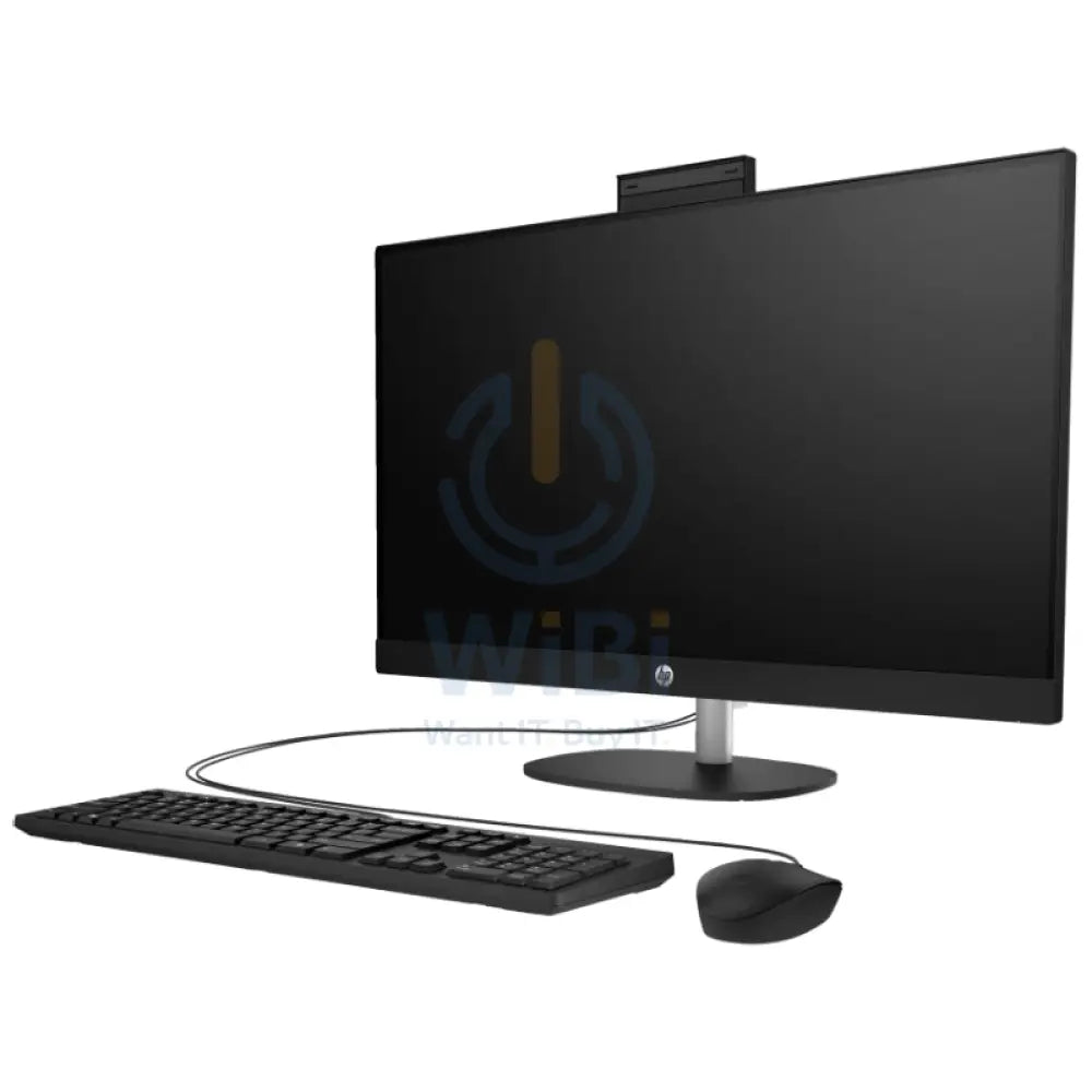 HP 27-CR0013NE AIO PC - i7 / 8GB / 512GB (NVMe M.2 SSD) / 27’’ FHD Non-Touch / DOS (Without OS) / 1YW / Jet Black