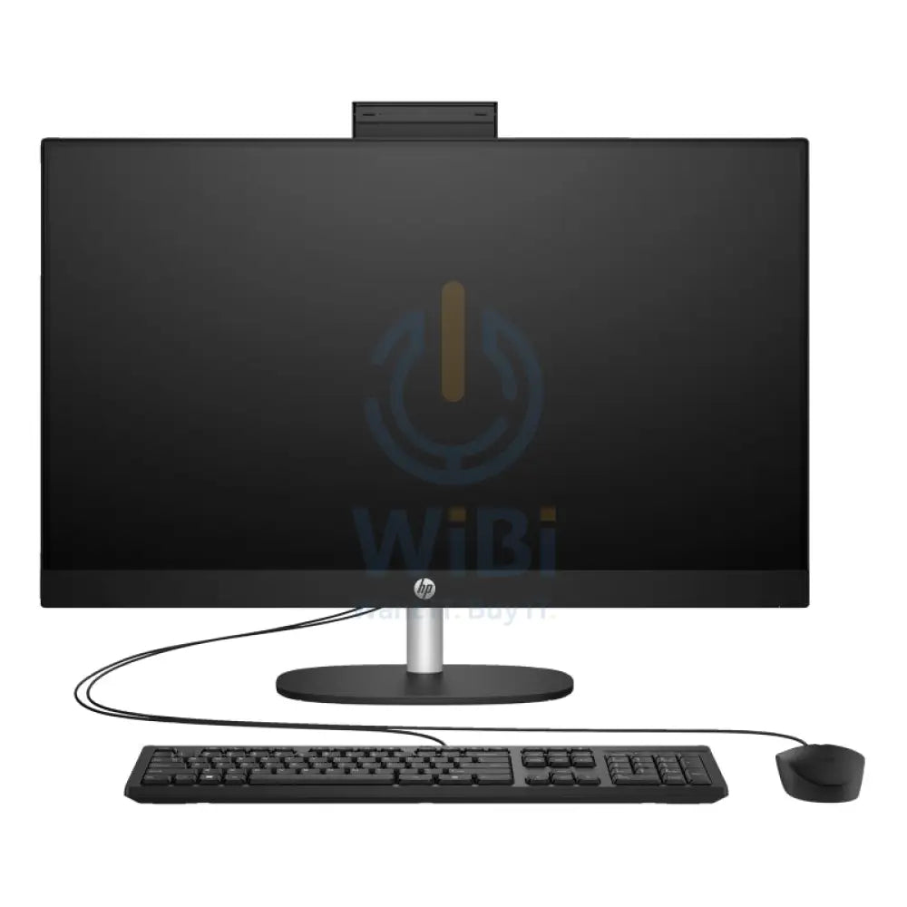 HP 27-CR0013NE AIO PC - i7 / 8GB / 512GB (NVMe M.2 SSD) / 27’’ FHD Non-Touch / DOS (Without OS) / 1YW / Jet Black