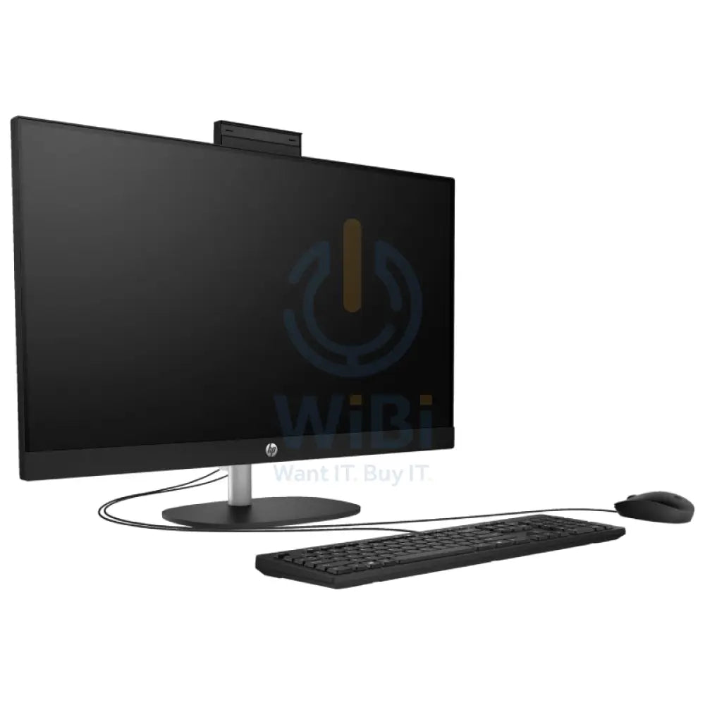 HP 27-CR0013NE AIO PC - i7 / 8GB / 512GB (NVMe M.2 SSD) / 27’’ FHD Non-Touch / DOS (Without OS) / 1YW / Jet Black