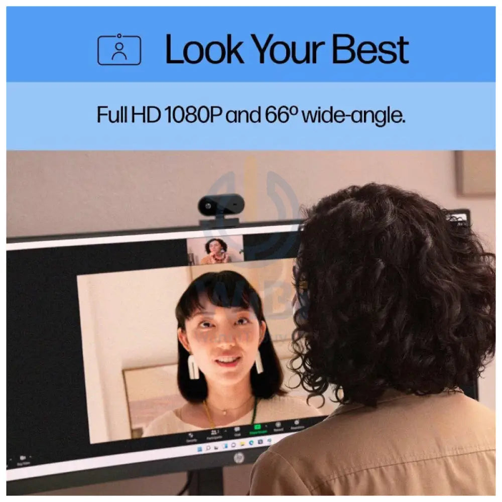 HP 320 FHD Webcam - 5MP / Single Microphone / Wired USB-A Connectivity / Black Color Cameras > Webcam