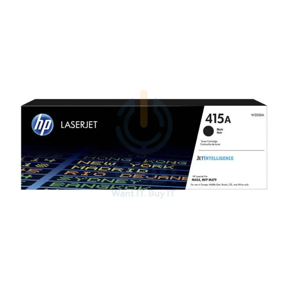 HP 415A Black LaserJet Toner Cartridge - 2.4K Pages / Black Color / Toner Cartridge