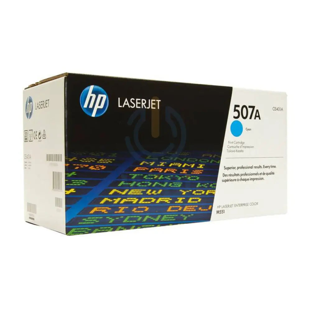 إتش بي 507A أزرق سماوي - 6 آلاف صفحة / اللون أزرق سماوي / خرطوشة حبر