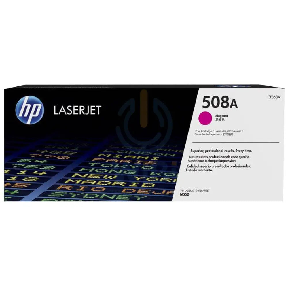 HP 508A Magenta Color - 5K Pages / Magenta Color / Toner Cartridge