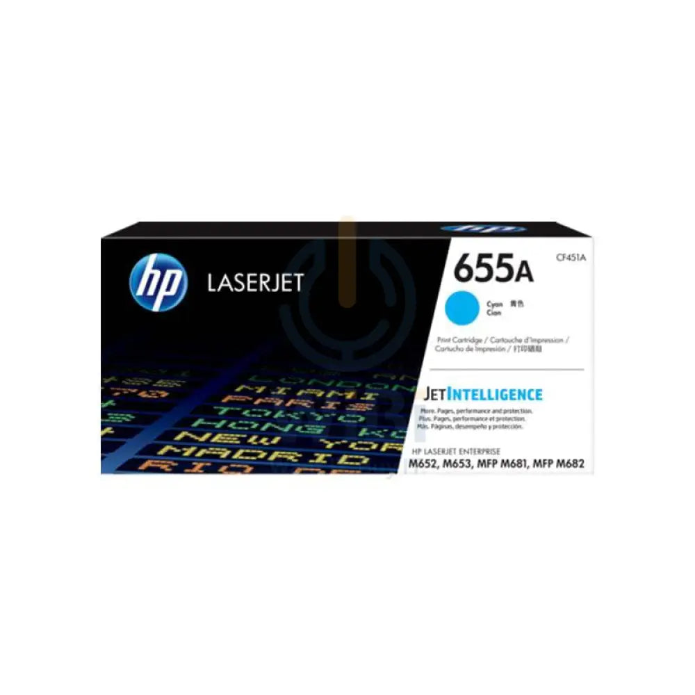 إتش بي 655A ليزر جت حبر خرطوشة - 10.5 ألف صفحة / سماوي لون / حبر خرطوشة
