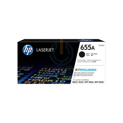 HP 655A LaserJet Toner Cartridge - 12.5K Pages / Black Color / Toner Cartridge