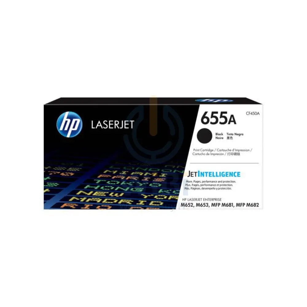 HP 655A LaserJet Toner Cartridge - 12.5K Pages / Black Color / Toner Cartridge