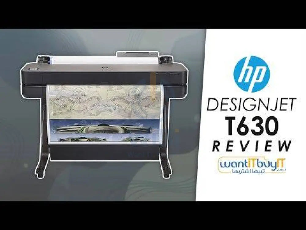 HP DesignJet T630 - 24.0" / A1 / 1GB / USB / LAN / Wi-Fi / Plotter - Printer
