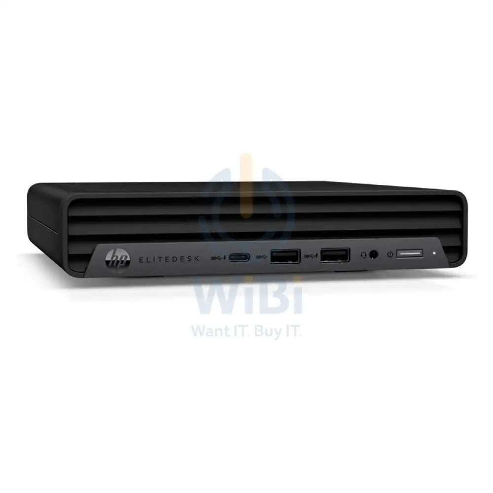 جهاز كمبيوتر إتش بي إيليت ديسك 800 الجيل الثامن ميني - آي 7 / 32 جيجابايت / 1 تيرابايت (NVMe م.2 إس إس دي) / ويندوز 10 برو / ضمان ثلاث سنوات - كمبيوتر مكتبي