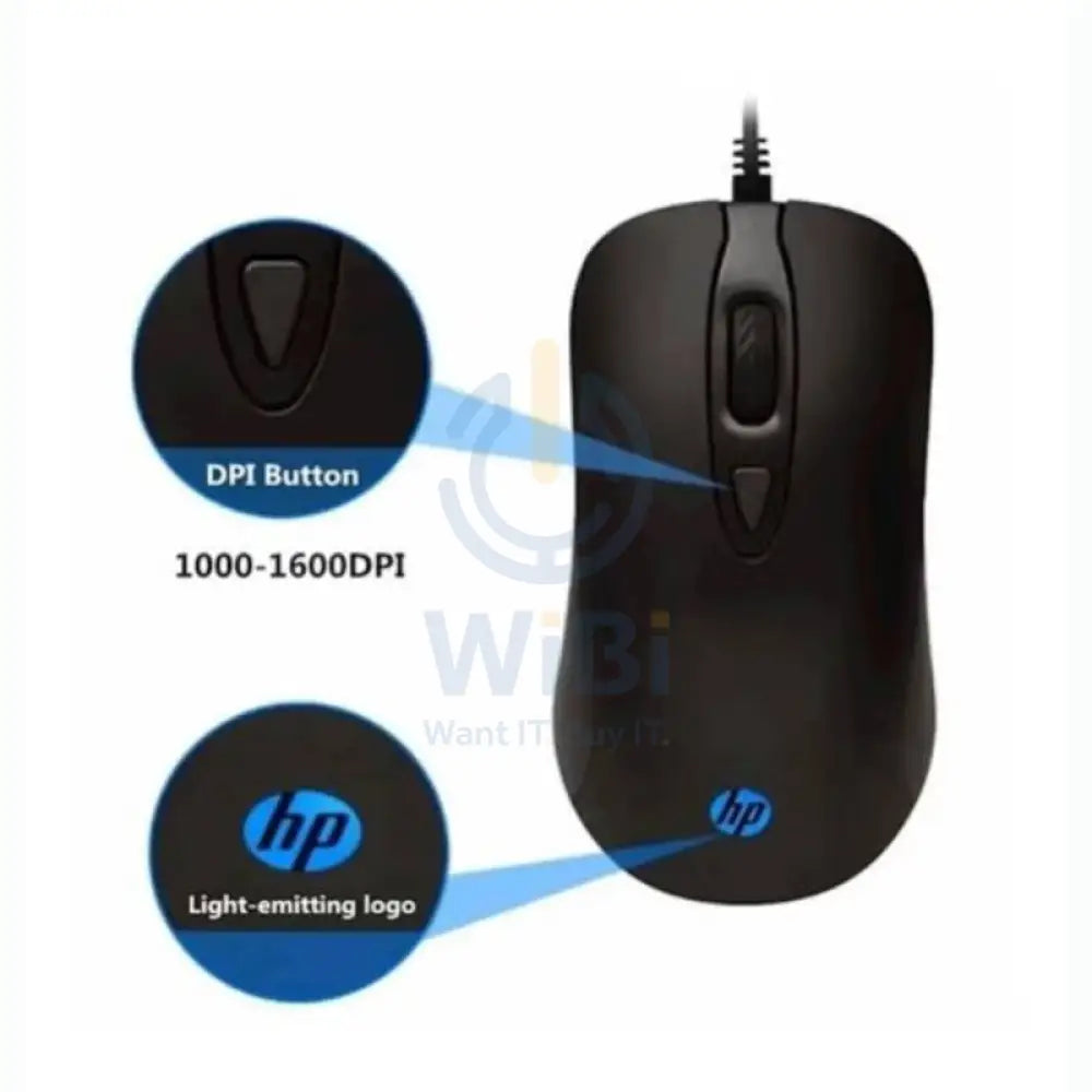 HP KM100 USB Wired Keyboard and Mouse - English Keys - Keyboard & Mouse Combo Accessories > Keyboard & Mouse