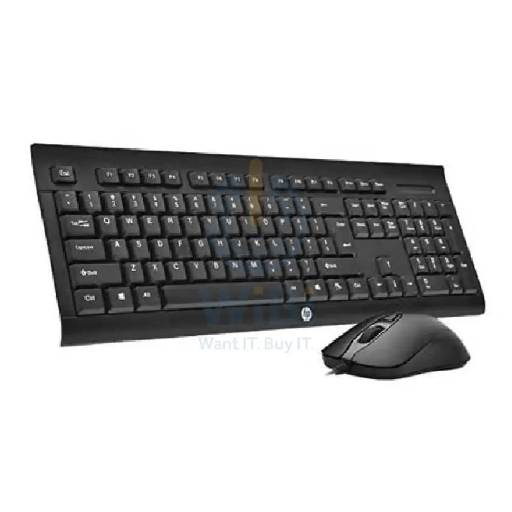 HP KM100 USB Wired Keyboard and Mouse - English Keys - Keyboard & Mouse Combo Accessories > Keyboard & Mouse