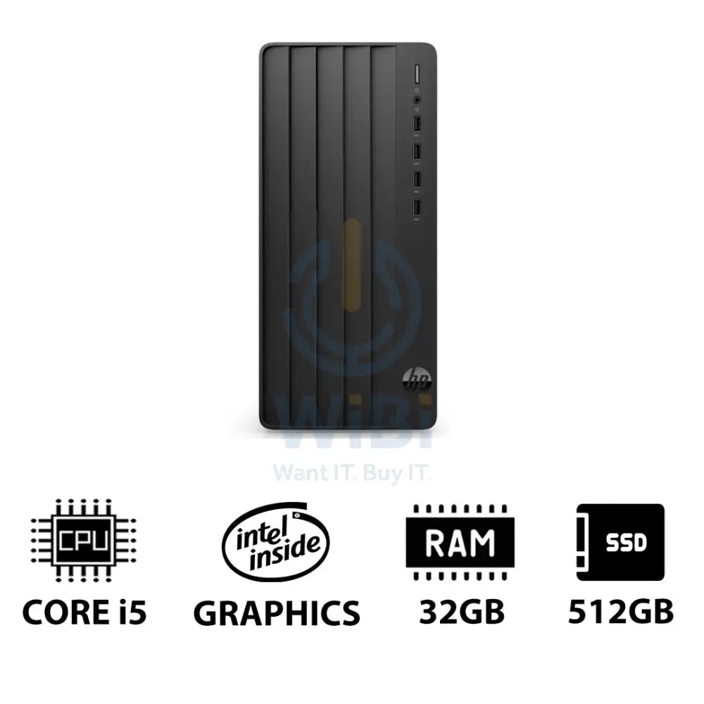 HP Pro Tower 290 G9 - i5-13500 / 32GB / 512GB (NVMe M.2 SSD) / DOS (Without OS) / 1YW - Desktop Desktop & All-In-One