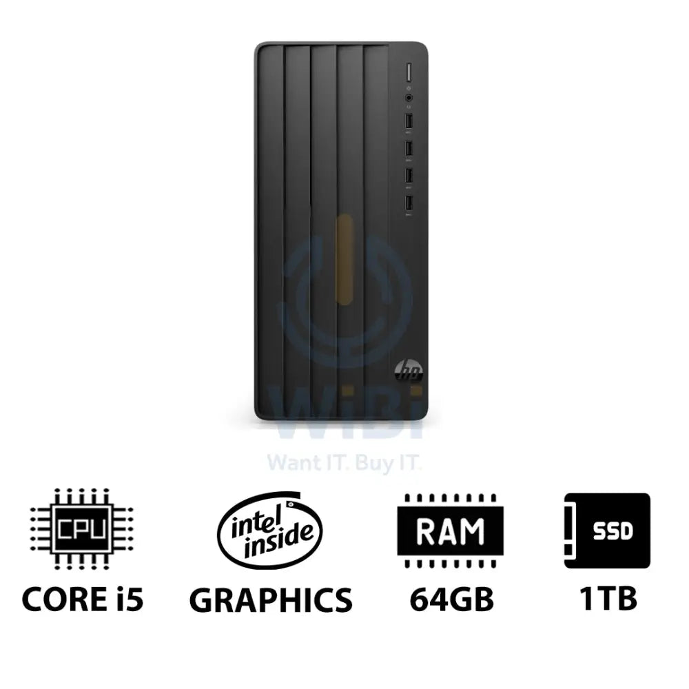 HP Pro Tower 290 G9 - i5-13500 / 64GB / 1TB (NVMe M.2 SSD) / DOS (Without OS) / 1YW - Desktop Desktop & All-In-One PCs