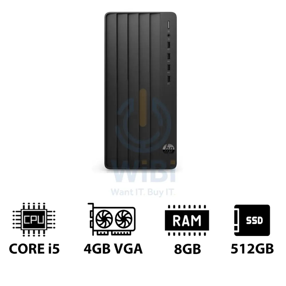 HP Pro Tower 290 G9 - i5-13500 / 8GB / 512GB (NVMe M.2 SSD) / 4GB VGA / DOS (Without OS) / 1YW - Desktop Desktop &