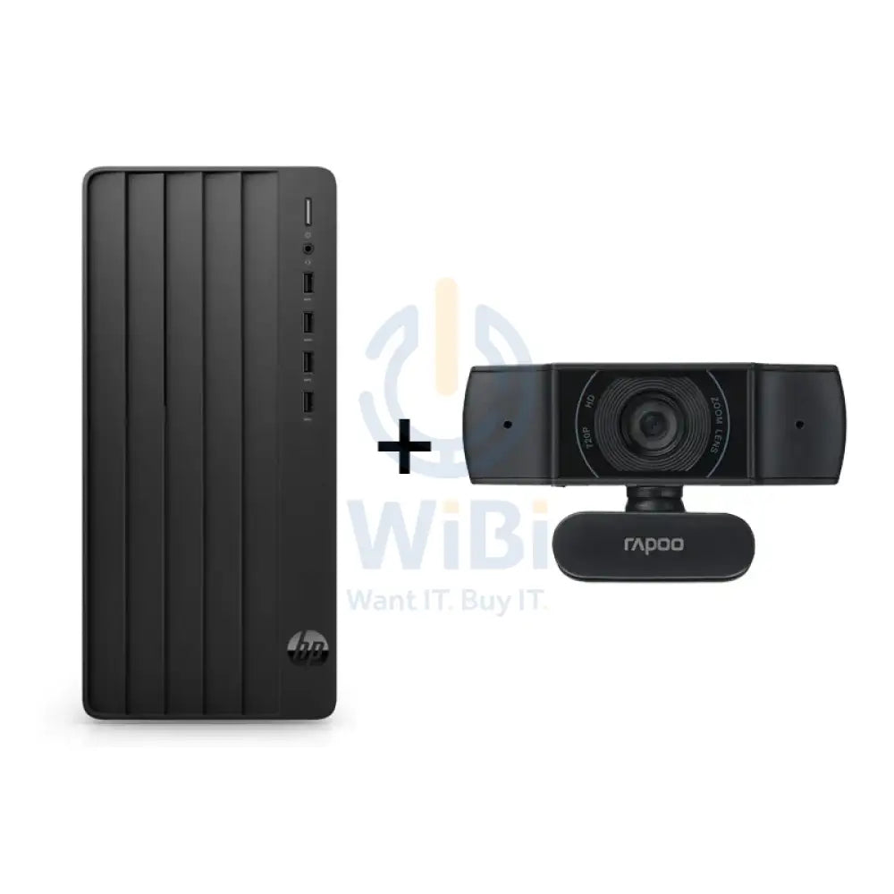 HP Pro Tower 290 G9 - i5-13500 / 8GB / 512GB (NVMe M.2 SSD) / DOS (Without OS) / 1YW + Rapoo C200 Webcam - Bundle Offer