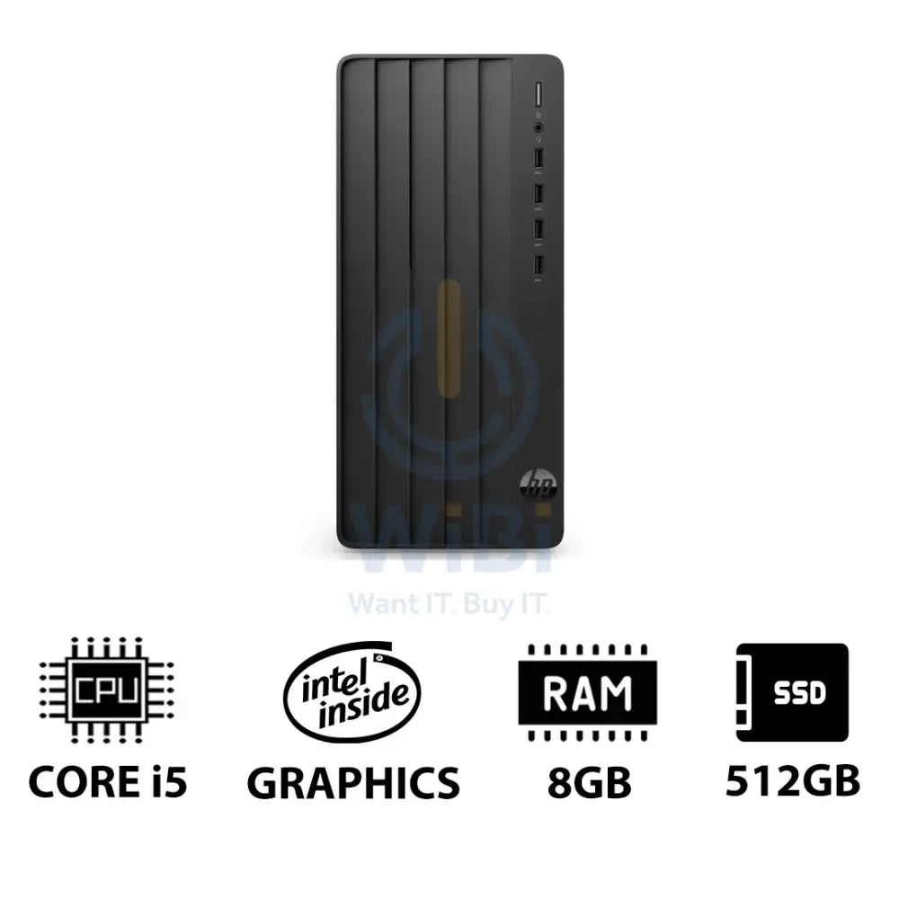 HP Pro Tower 290 G9 - i5-13500 / 8GB / 512GB (NVMe M.2 SSD) / DOS (Without OS) / 1YW + Rapoo C200 Webcam - Bundle Offer