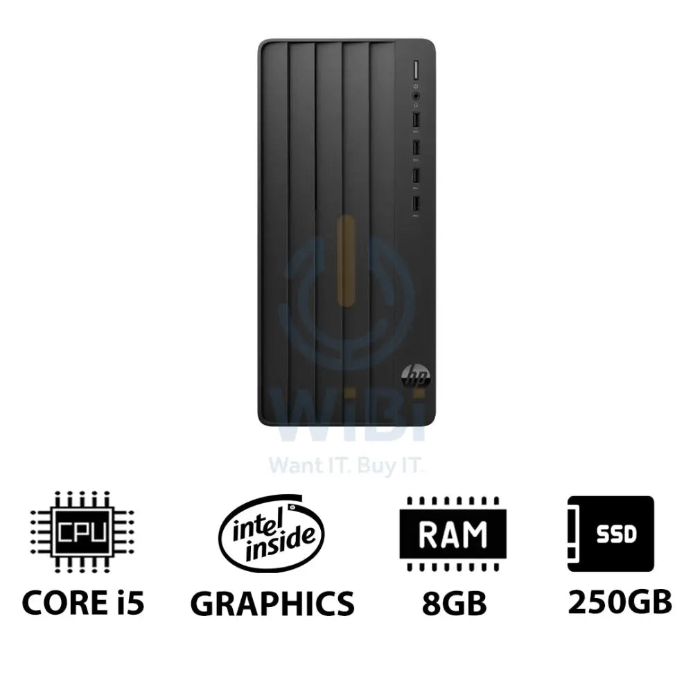 HP Pro Tower 290 G9 - i5 / 8GB / 250GB (NVMe M.2 SSD) / Win 11 Pro / 1YW - Desktop Desktop & All-In-One PCs > Desktop