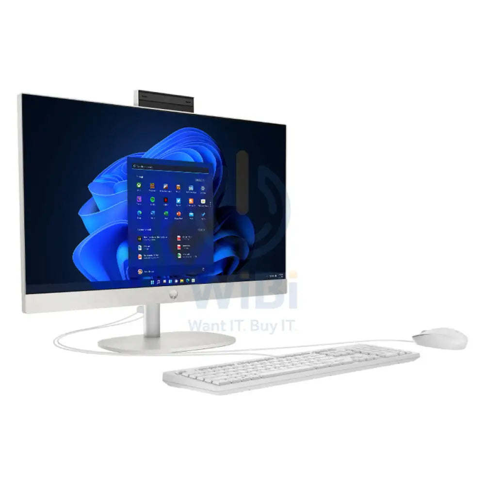 HP ProOne 240 G10 AIO - i7 / 8GB / 512GB (NVMe M.2 SSD) / 23.8’’ FHD Non-Touch / Win 11 Pro / 1YW / White - Desktop