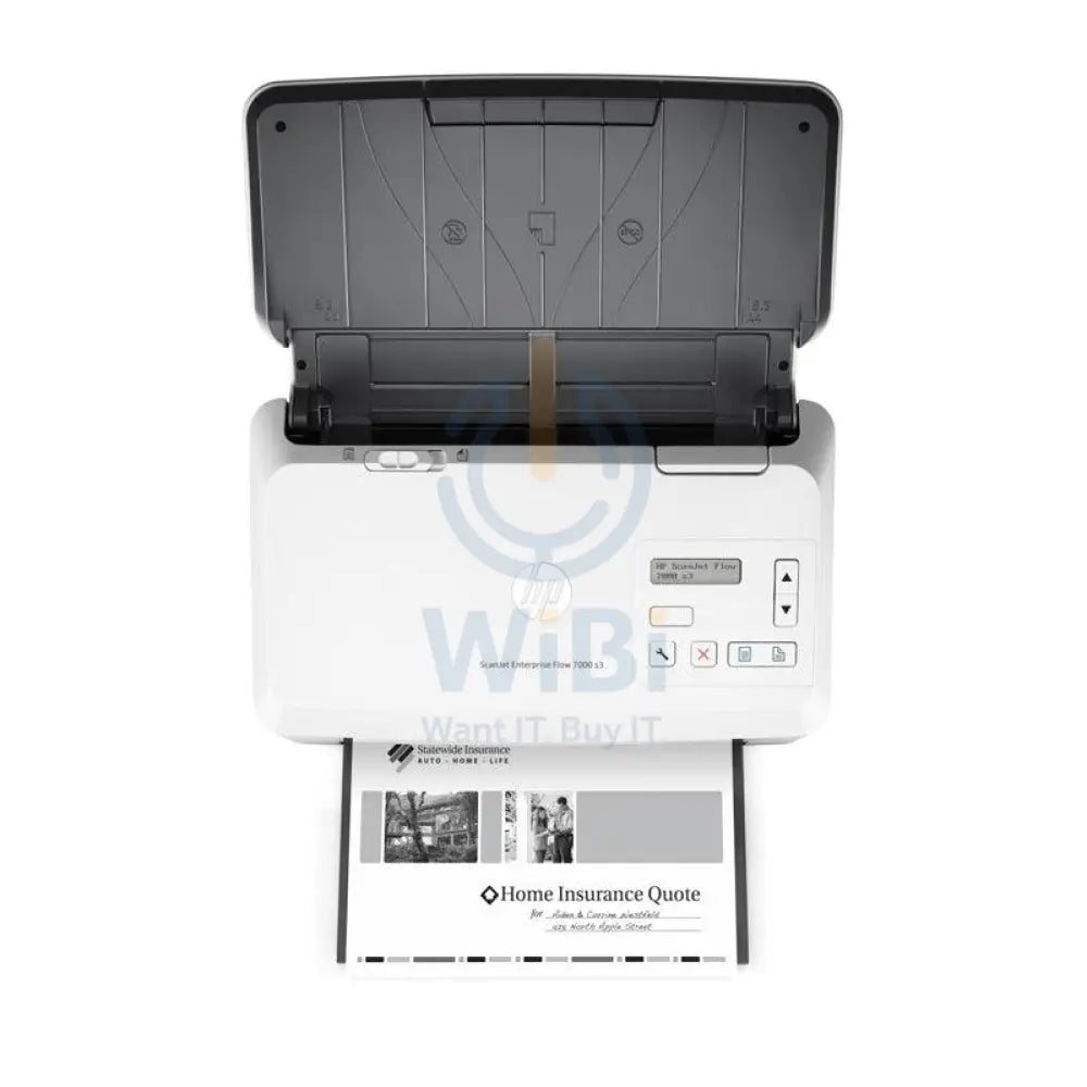 إتش بي سكان جت Enterprise 7000 ثانية 3 - 75 صفحة في الدقيقة / 600 نقطة لكل بوصة / يو اس بي / تغذية ورقة ADF ماسح ضوئي