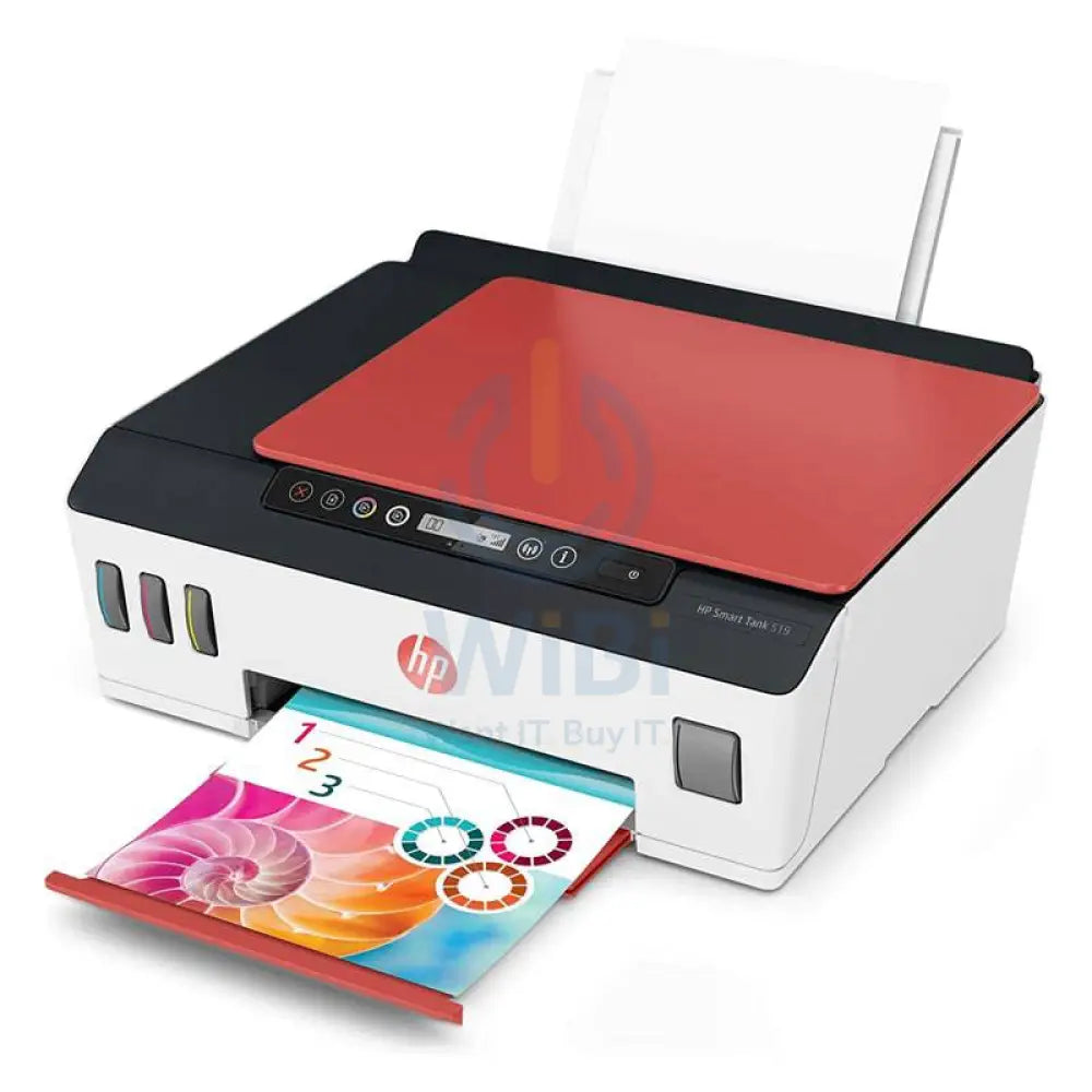 HP Smart Tank 519 Wireless AIO - 11ppm / 4800dpi / A4 / USB / Wi-Fi / Bluetooth / Color Inkjet - Printer