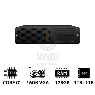 HP Z2 G9 SFF Workstation - i7-13700K 3.40GHz / 16-Cores / 128GB / 1TB + 1TB (NVMe M.2 SSD) / RTX 2000 Ada 16GB VGA