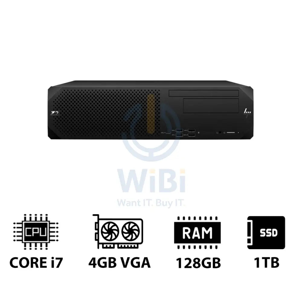 HP Z2 G9 SFF Workstation - i7-13700K 3.40GHz / 16-Cores / 128GB / 1TB (NVMe M.2 SSD) / T400 4GB VGA / Win 11 Pro / 3YW