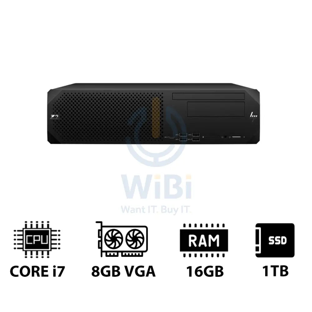 HP Z2 G9 SFF Workstation - i7-13700K 3.40GHz / 16-Cores / 16GB / 1TB (NVMe M.2 SSD) / T1000 8GB VGA / Win 11 Pro / 3YW