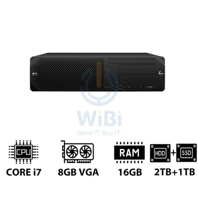 HP Z2 G9 SFF Workstation - i7-13700K 3.40GHz / 16-Cores / 16GB / 2TB HDD + 1TB (NVMe M.2 SSD) / T1000 8GB VGA / Win 11