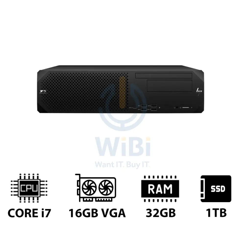 HP Z2 G9 SFF Workstation - i7-13700K 3.40GHz / 16-Cores / 32GB / 1TB (NVMe M.2 SSD) / RTX 2000 Ada 16GB VGA / Win 11
