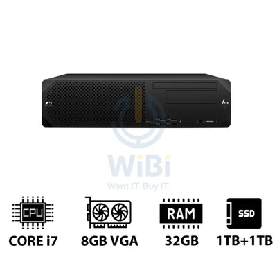 HP Z2 G9 SFF Workstation - i7-13700K 3.40GHz / 16-Cores / 32GB / 1TB + 1TB (NVMe M.2 SSD) / T1000 8GB VGA / Win 11 Pro