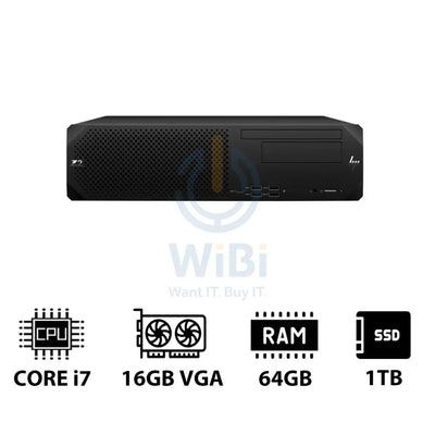 HP Z2 G9 SFF Workstation - i7-13700K 3.40GHz / 16-Cores / 64GB / 1TB (NVMe M.2 SSD) / RTX 2000 Ada 16GB VGA / Win 11