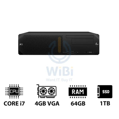 HP Z2 G9 SFF Workstation - i7-13700K 3.40GHz / 16-Cores / 64GB / 1TB (NVMe M.2 SSD) / T400 4GB VGA / Win 11 Pro / 3YW