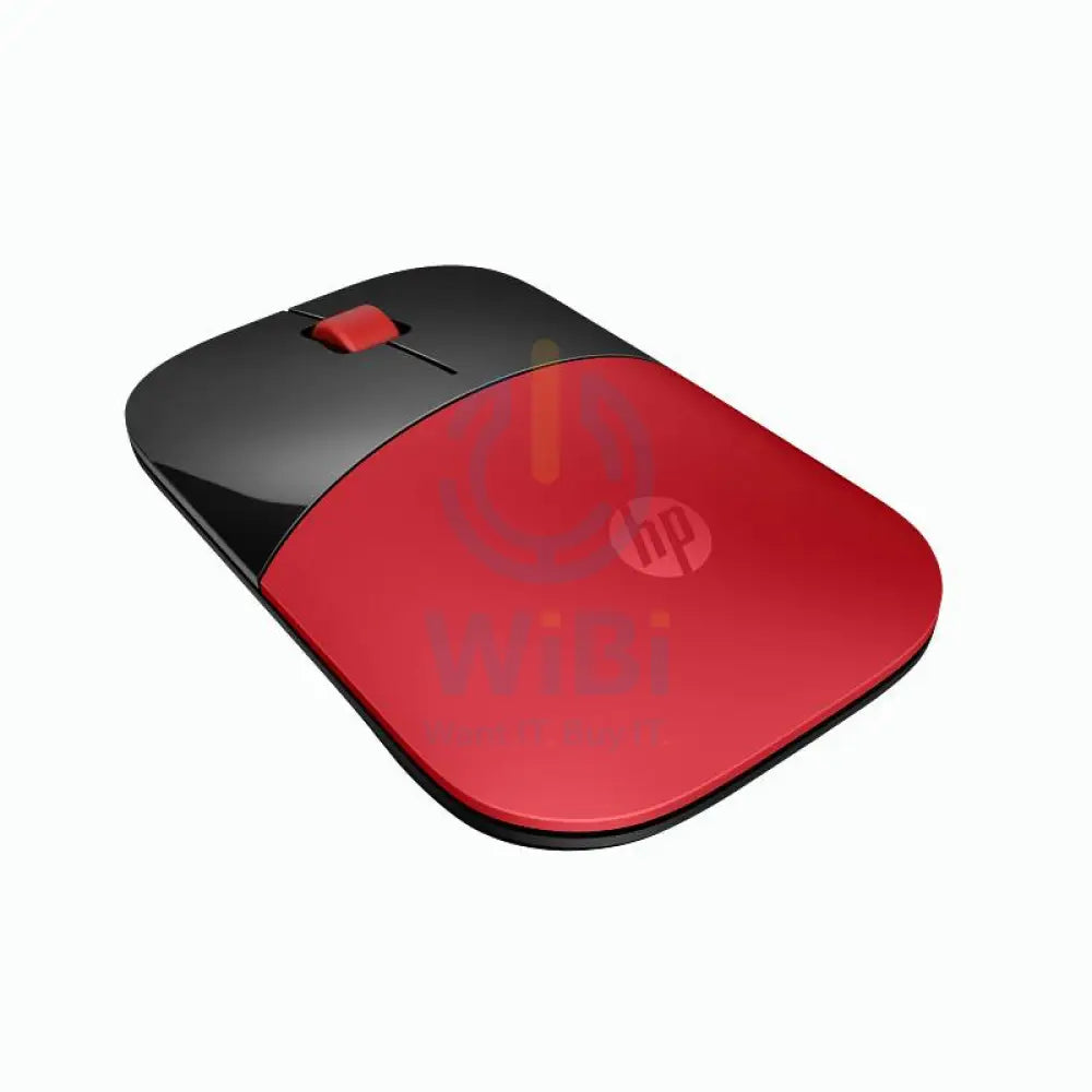 HP Z3700 Wireless Mouse - Up to 1200 DPI / Black/Cardinal Red Accessories > Keyboard & Mouse