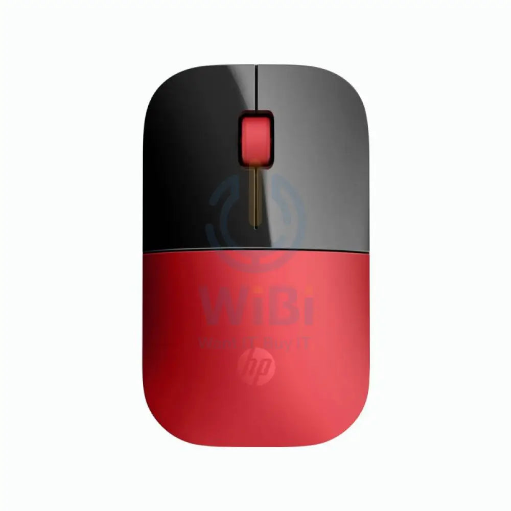 HP Z3700 Wireless Mouse - Up to 1200 DPI / Black/Cardinal Red Accessories > Keyboard & Mouse