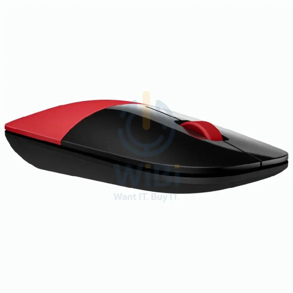 HP Z3700 Wireless Mouse - Up to 1200 DPI / Black/Cardinal Red Accessories > Keyboard & Mouse